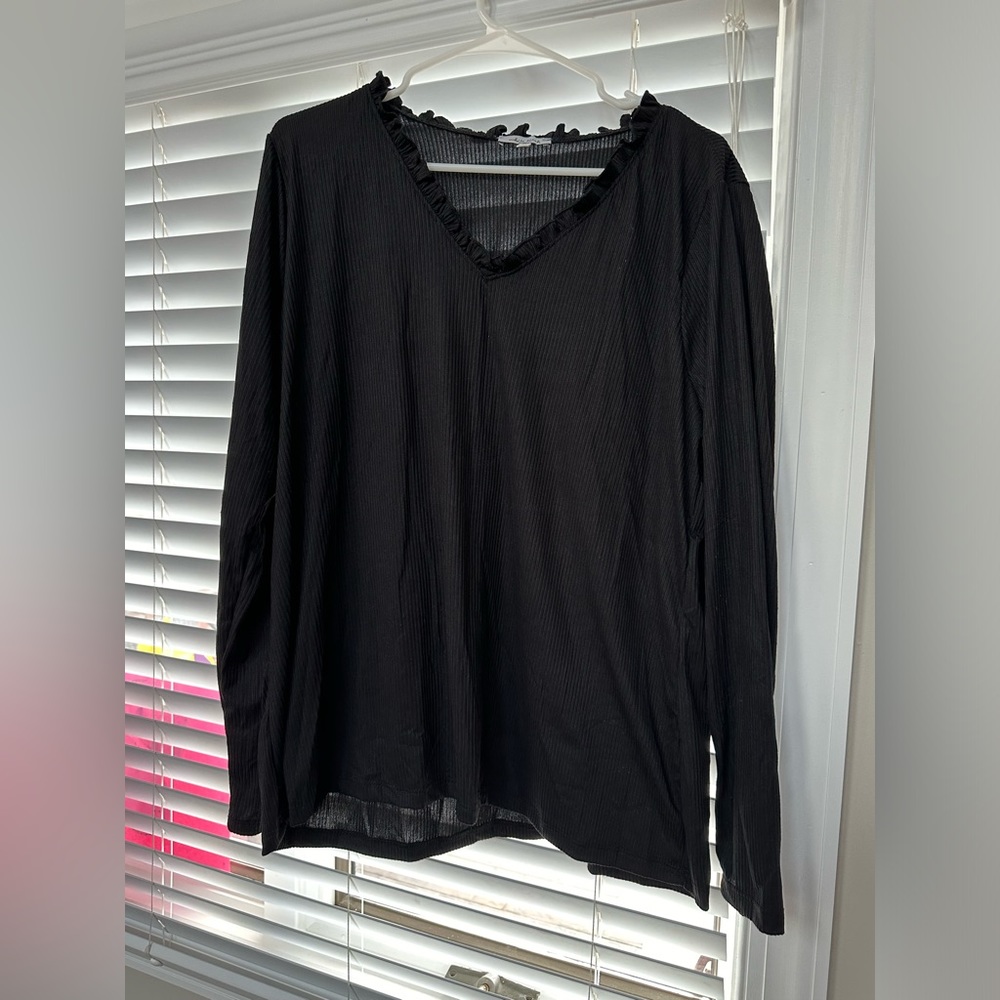 White birch long sleeve top